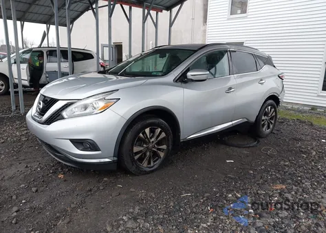2017 Nissan Murano Sv z USA, uszkodzony, nr VIN 5N1AZ2MH5HN184142